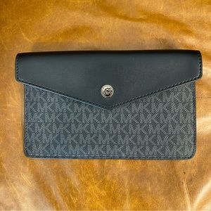 Michael Kors Black Envelope Clutch